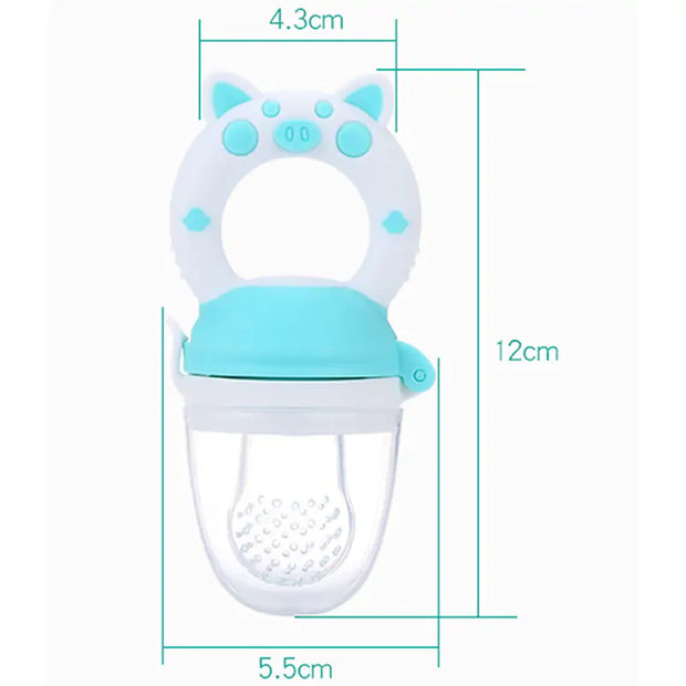 Silicone Teether & Fresh Food Feeder for Babies (3-12 Months) - Boaties Collective