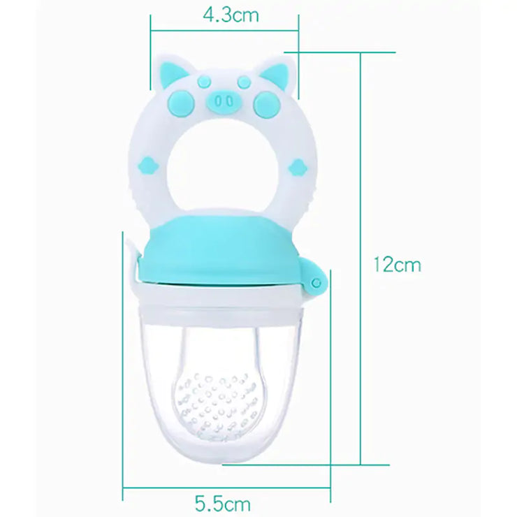 Silicone Teether & Fresh Food Feeder for Babies (3-12 Months) - Boaties Collective