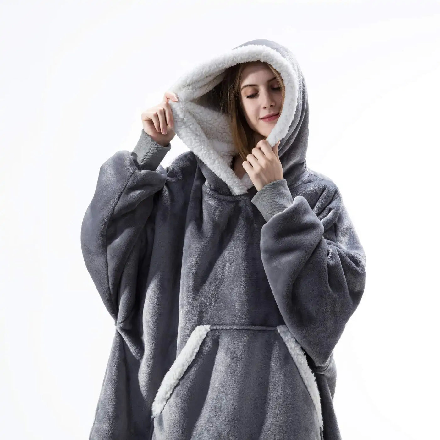 Winter Fleece Oversized Hoodie - Boaties Collective