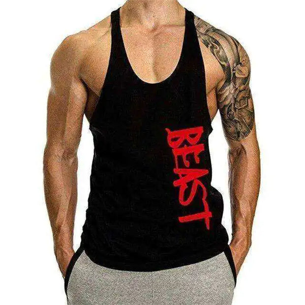 Beast Print Fitness Muscle Shirt - Boaties Collective