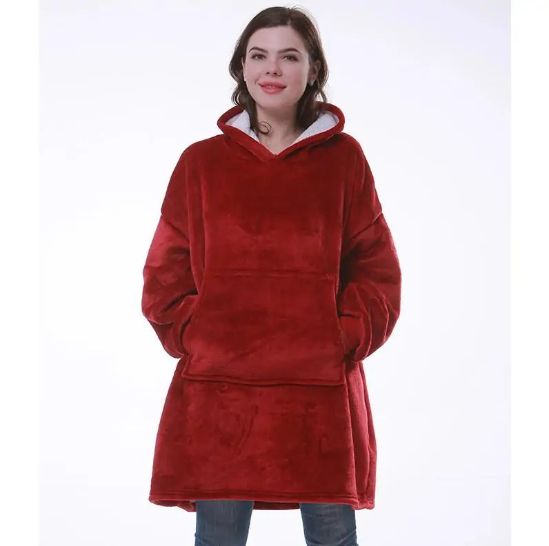 Winter Fleece Oversized Hoodie - Boaties Collective