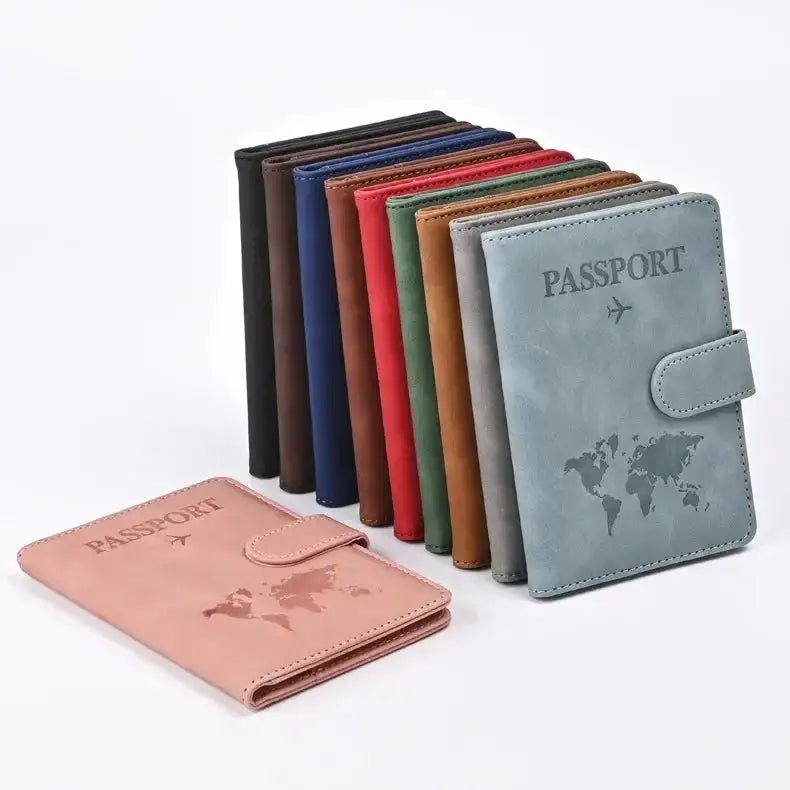 PU Leather Passport and Card Holder - Boaties Collective