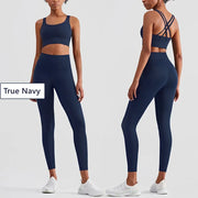 Seamless Yoga Set Gym Fitness Clothing Women Workout Set - Boaties Collective