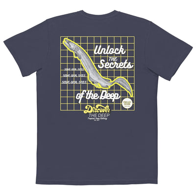 Discover the Deep Frilled Shark Edition Pocket T-shirt - Boaties Collective