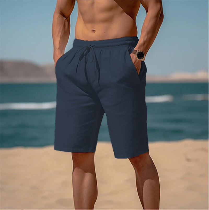 Drawstring Elastic Waist Straight Breathable Shorts - Boaties Collective