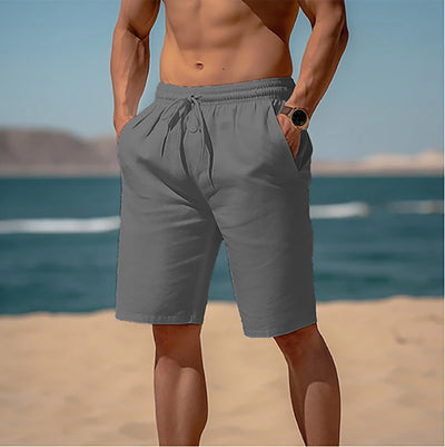 Drawstring Elastic Waist Straight Breathable Shorts - Boaties Collective