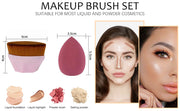 Belle & Rose™ Beauty Blenders/Foundation Brushes Set - Boaties Collective