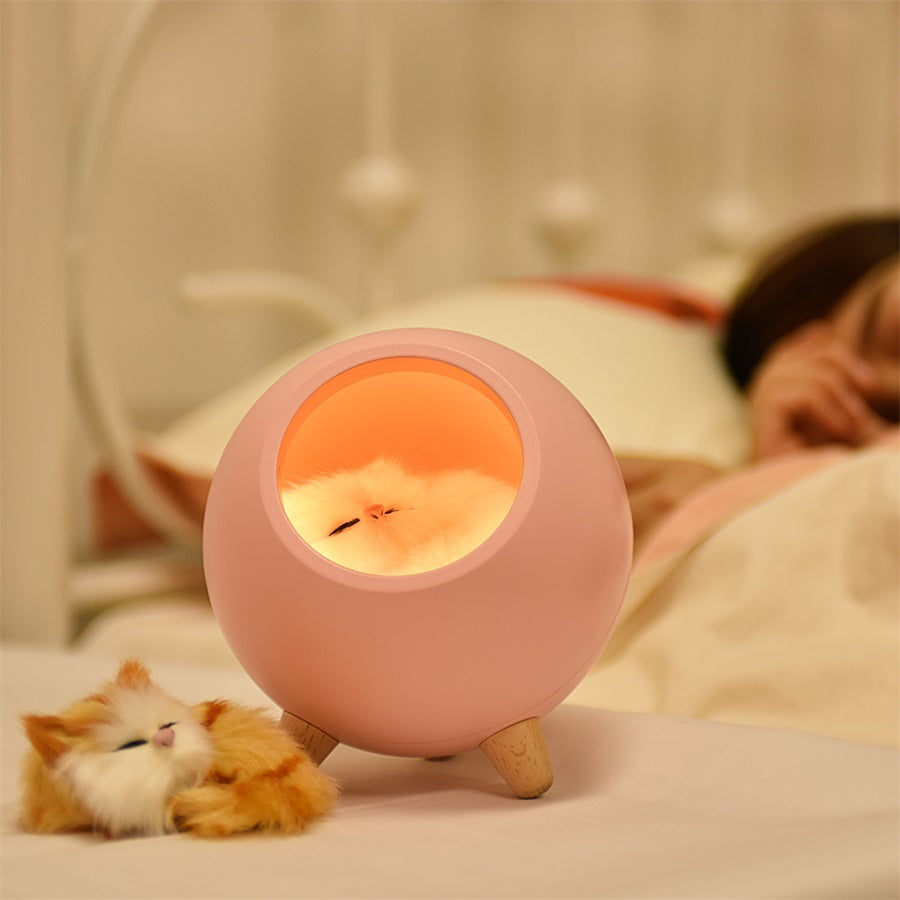 LED Cat Light USB Touch Night Llight Bionic Cat Stepless Dimming Atmosphere Night Light Room Decoration Lamp Holiday Gift - Boaties Collective