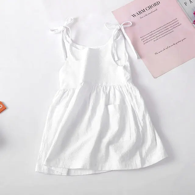 Sleeveless Cotton Toddler Dress - Boaties Collective