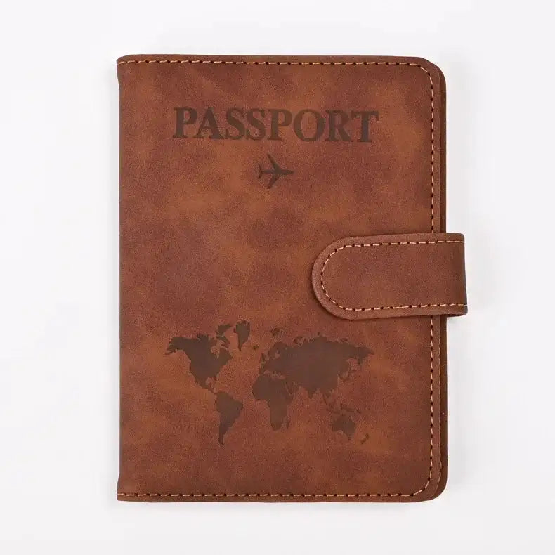 PU Leather Passport and Card Holder - Boaties Collective