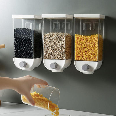 Wall-Mounted Kitchen Multi-Grain Sealed Jars - Boaties Collective