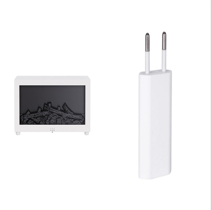 New Flame Aromatherapy Machine Colorful Essential Oil Diffuser Home Large Fog Volume Flame Humidifier 3D Flame Fireplace Machine - Boaties Collective