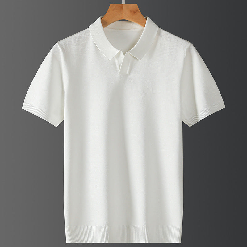 Fall Winter Men Short-sleeved Trendy Polo Shirt - Boaties Collective