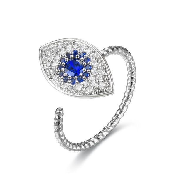 Turnable Rings Eyes Flowers Anxiety Rings For Women Fidget Spinner Ring Jewelry - Boaties Collective