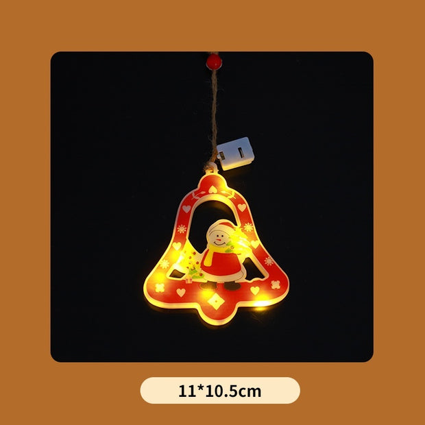 Decorative String Lights Christmas House Christmas Tree Pendant - Boaties Collective