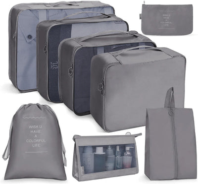 8-Piece Travel Clothes Organizer Set - Boaties Collective