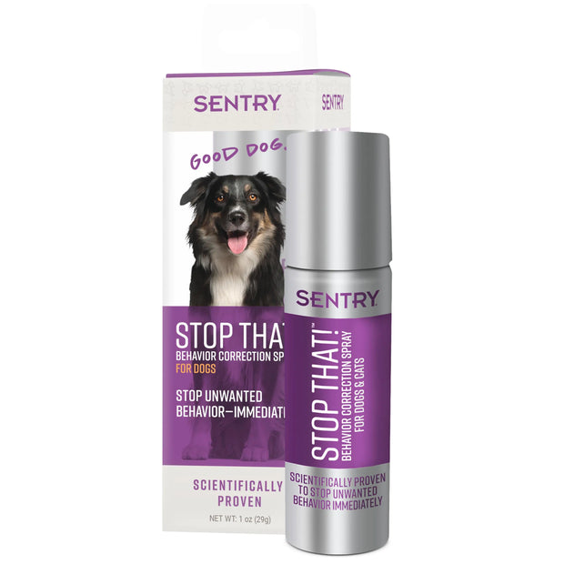 Sentry Pet Care Stop That! Behavior Correction Spray for Dogs - Noise & Pheromone Solution to Eliminate Unwanted Behaviors - Boaties Collective