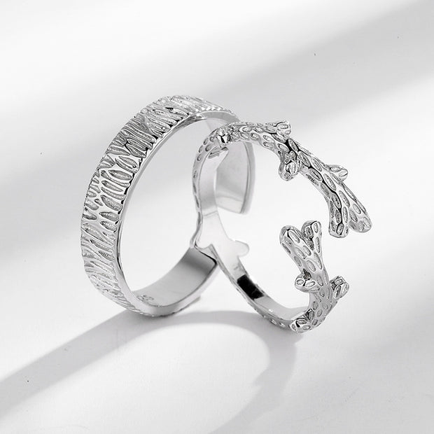Tree And Vine Couple Rings For Men And Women - Boaties Collective