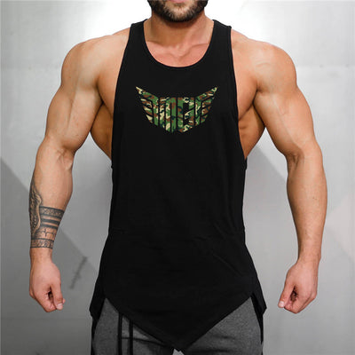 Camouflage Muscle Men Sports Fitness Vest - Boaties Collective