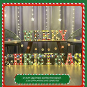 Color Printing Led Merry Christmas Letter Lights - Boaties Collective