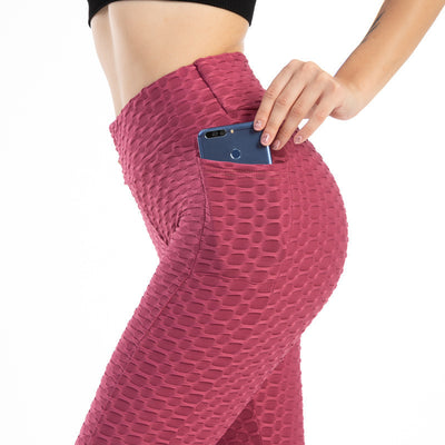 Fitness Yoga Pants Women Leggings With Pocket Running Sports - Boaties Collective