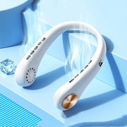 New Mini Neck Fan Portable Bladeless Hanging Neck Rechargeable Air Cooler Mini Summer Sports Fans - Boaties Collective