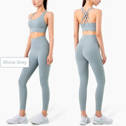Seamless Yoga Set Gym Fitness Clothing Women Workout Set - Boaties Collective