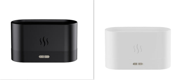 Aroma Diffuser With Flame Light Mist Humidifier Aromatherapy Diffuser With Waterless Auto-Off Protection For Spa Home Yoga Office - Boaties Collective