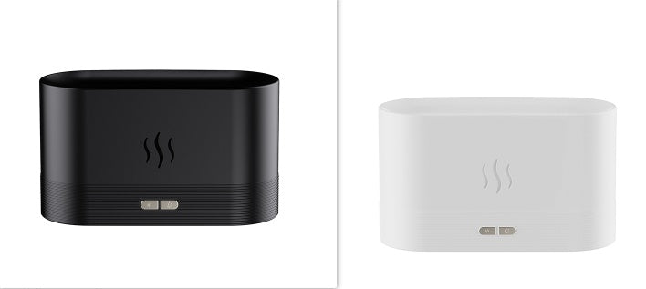 Aroma Diffuser With Flame Light Mist Humidifier Aromatherapy Diffuser With Waterless Auto-Off Protection For Spa Home Yoga Office - Boaties Collective