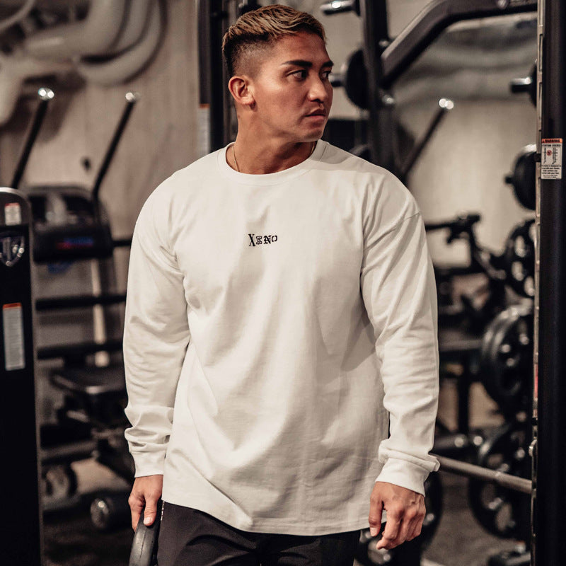 Sports Long Sleeve Fitness Training T-shirt Top Casual Shirt For Men - Boaties Collective