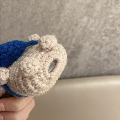 Homemade Handmade Knit Backpack Koala Bear Earphone Cover - Boaties Collective