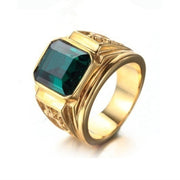 Trendy Fashion Rings Vintage Men's Gold Diamond Rings - Boaties Collective