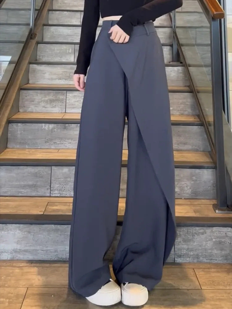 Irregular Wide-leg Fashion Loose Trousers - Boaties Collective