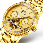 Men's Watch Automatic Mechanical Watch Hollow Waterproof Fashion Luminous Wrist 8731 - Boaties Collective