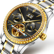 Men's Watch Automatic Mechanical Watch Hollow Waterproof Fashion Luminous Wrist 8731 - Boaties Collective