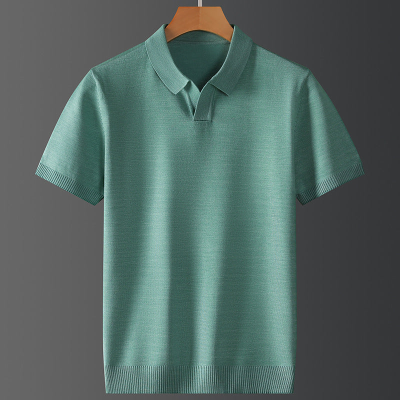 Fall Winter Men Short-sleeved Trendy Polo Shirt - Boaties Collective