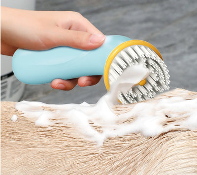 New Hand-held Pet Bath Brush Bath Brush Cleaning Pet Shower Hair Grooming Cmob Dog Cleaning Tool Pet Supplies - Boaties Collective