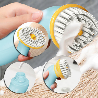 New Hand-held Pet Bath Brush Bath Brush Cleaning Pet Shower Hair Grooming Cmob Dog Cleaning Tool Pet Supplies - Boaties Collective