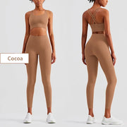 Seamless Yoga Set Gym Fitness Clothing Women Workout Set - Boaties Collective