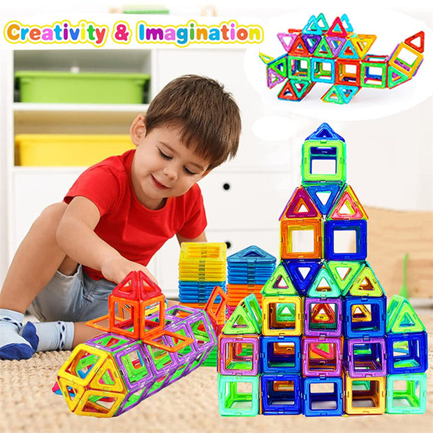 Magnetic Building Blocks DIY Magnets Toys For Kids Designer Construction Set Gifts For Children Toys - Boaties Collective