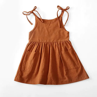 Sleeveless Cotton Toddler Dress - Boaties Collective