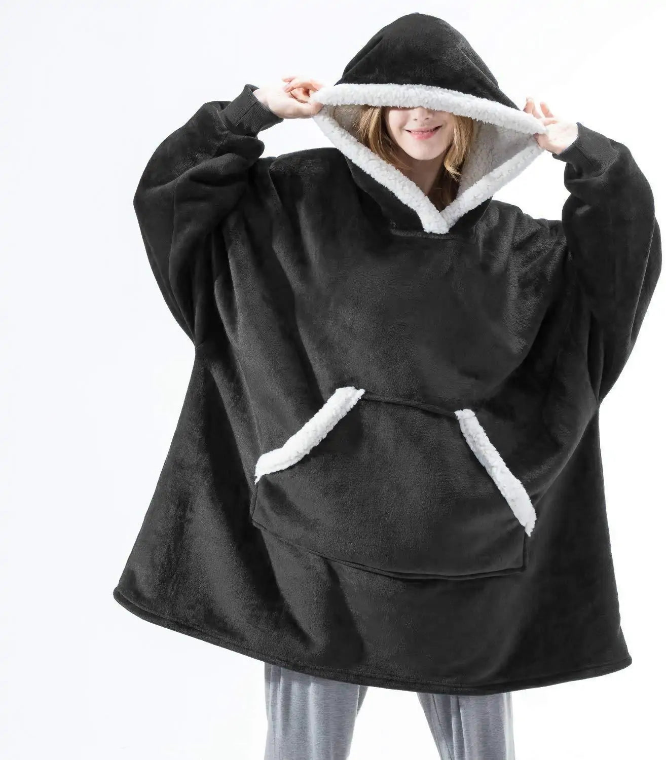 Winter Fleece Oversized Hoodie - Boaties Collective