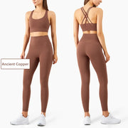 Seamless Yoga Set Gym Fitness Clothing Women Workout Set - Boaties Collective