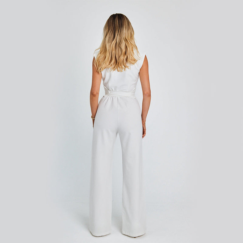 Fashion Elegant Long Sleeveless jumpsuit - Boaties Collective