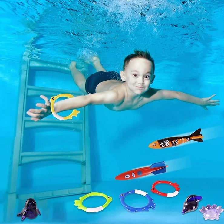Diving Toys 20PCs Children's Swimming Pool Treasure Hunting Toys - Boaties Collective