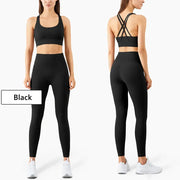 Seamless Yoga Set Gym Fitness Clothing Women Workout Set - Boaties Collective