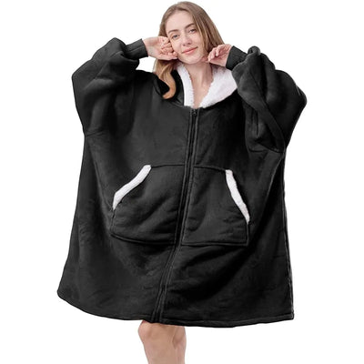 Winter Fleece Oversized Hoodie - Boaties Collective