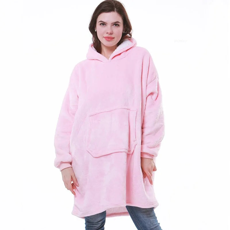 Winter Fleece Oversized Hoodie - Boaties Collective