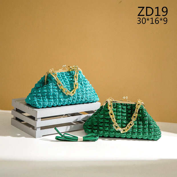 Ladies Pleated Handbags - Boaties Collective