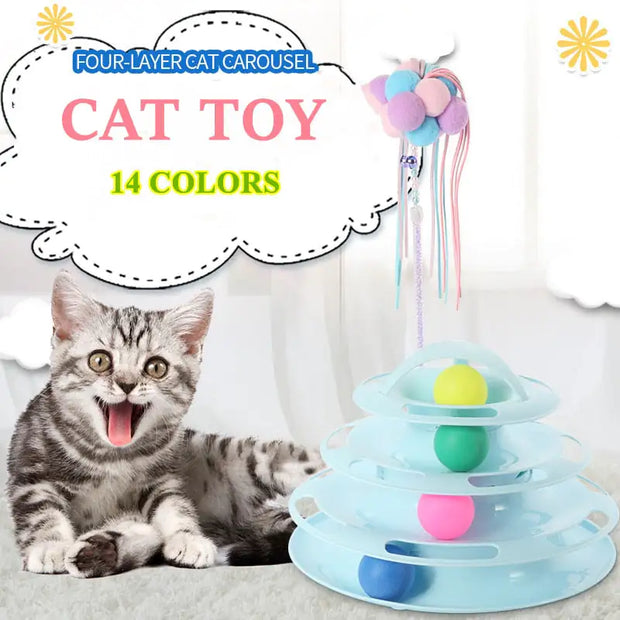 Tower Tracks Toy for Cats - Boaties Collective